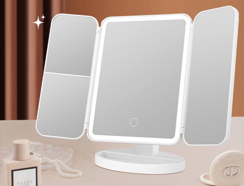 Trifold LED Makeup
Mirror