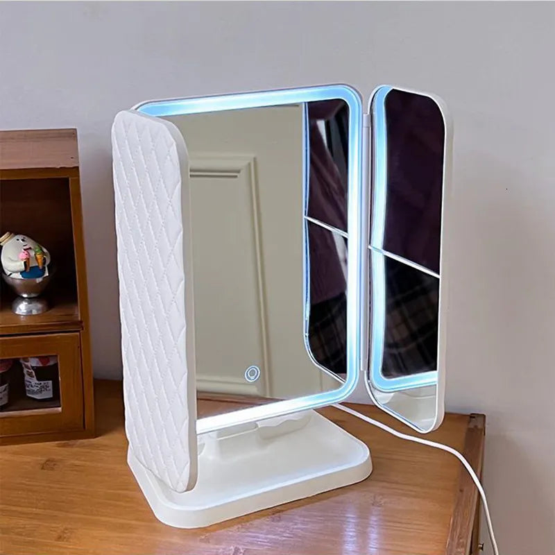 Trifold LED Makeup
Mirror