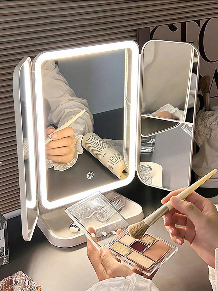 Trifold LED Makeup
Mirror